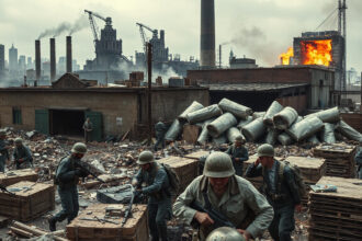 A Háborús Gazdaság: A Katonai Erőfeszítések Hatása a Gazdaságra és Társadalomra