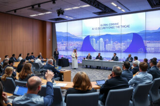 Az Egyesült Arab Emirátusok Képviselője Az AI, Biztonság és Etika Globális Konferenciáján Genfben