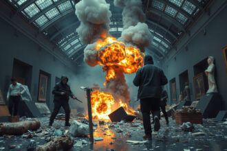 Dramatikus betörés: Robbantással történt a holland Drents múzeum megdézsmálása