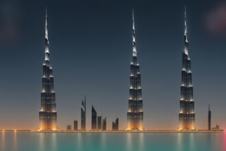 Felemelő pillanat: A Burdzs Kalifa ünnepi díszbe öltözött a magyar zászló színeiben március 15-én