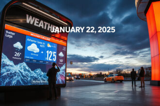 Felkészülés a jövő időjárására: Mi vár ránk 2025. január 22-én?