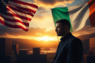 Figyelmeztetés az amerikai vámok hatásáról: Az ír gazdaság jövője a tét!