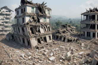 Földrengés Szívszorító Pillanatai: Az Mianmari és Thaiföldi Katasztrófa Építkezései, Mint Kártyavárak