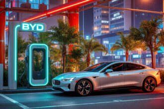 Forradalom az elektromos autók töltésében: a BYD 1000 kW-os szupergyors töltője