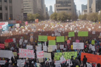 Magyar Péter konzultációja: Tüntetők tömegei, feszültség és izgalmak az aláírások gyűjtése során