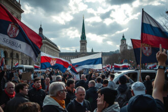 Tüntetések vihara: A kormányellenes mozgalmak hatása Szerbiára és Szlovákiára